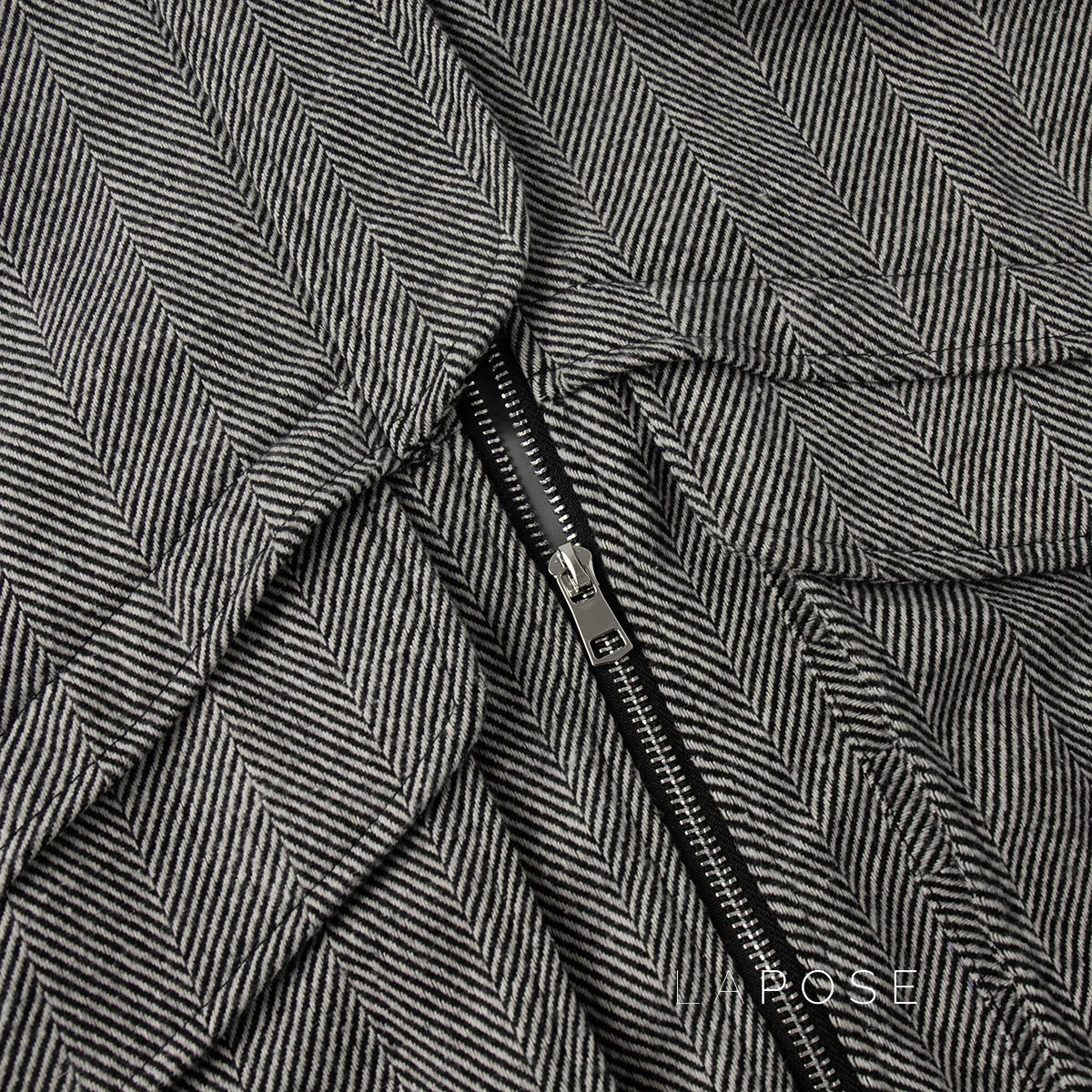 Arin Herringbone Wool Blend Jacket
