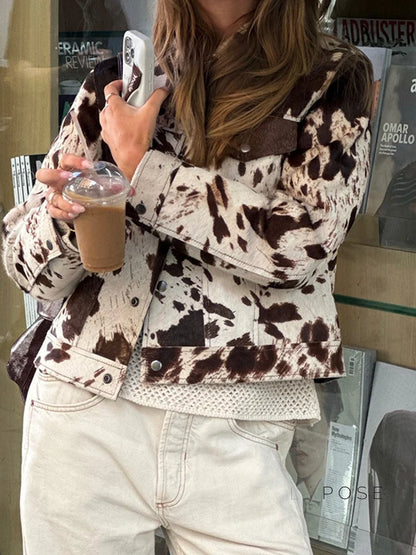 Aryn Abstract Pattern Jacket