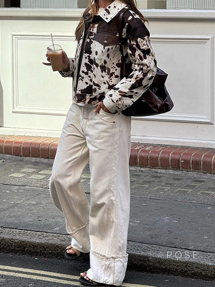 Aryn Abstract Pattern Jacket