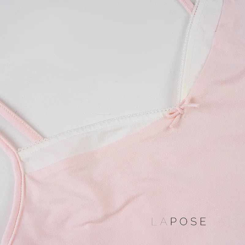 Asma Pink Knitted Lounge Set