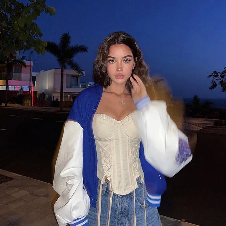 Asymmetrical Lace-Up Tube Top
