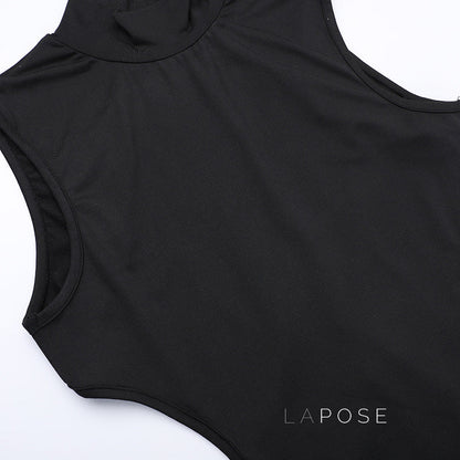 Aviva Backless Lace-Up Dress