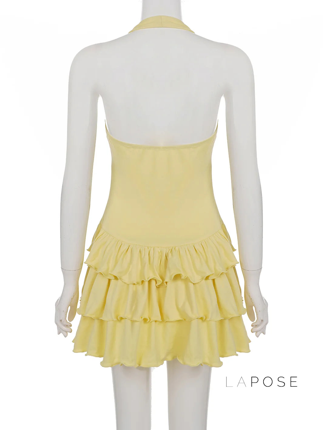 Aziya Halter Pleated Mini Dress
