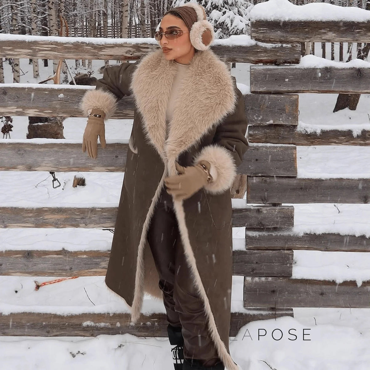 Azlyn Reversible Faux Fur Coat
