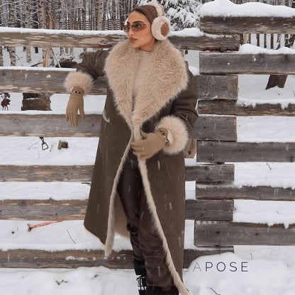 Azlyn Reversible Faux Fur Coat
