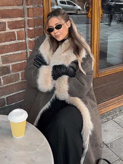 Azlyn Reversible Faux Fur Coat