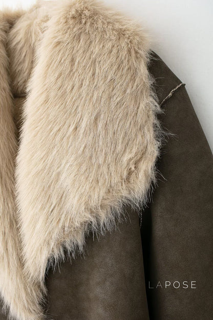 Azlyn Reversible Faux Fur Coat