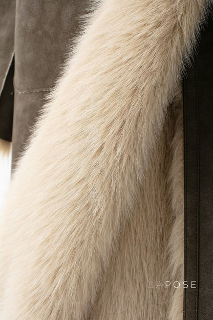 Azlyn Reversible Faux Fur Coat