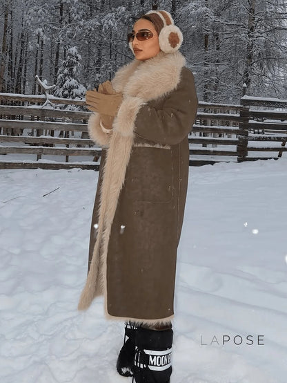 Azlyn Reversible Faux Fur Coat
