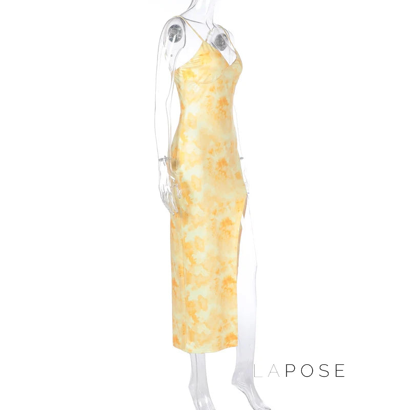 Batya Floral Backless Maxi Dress