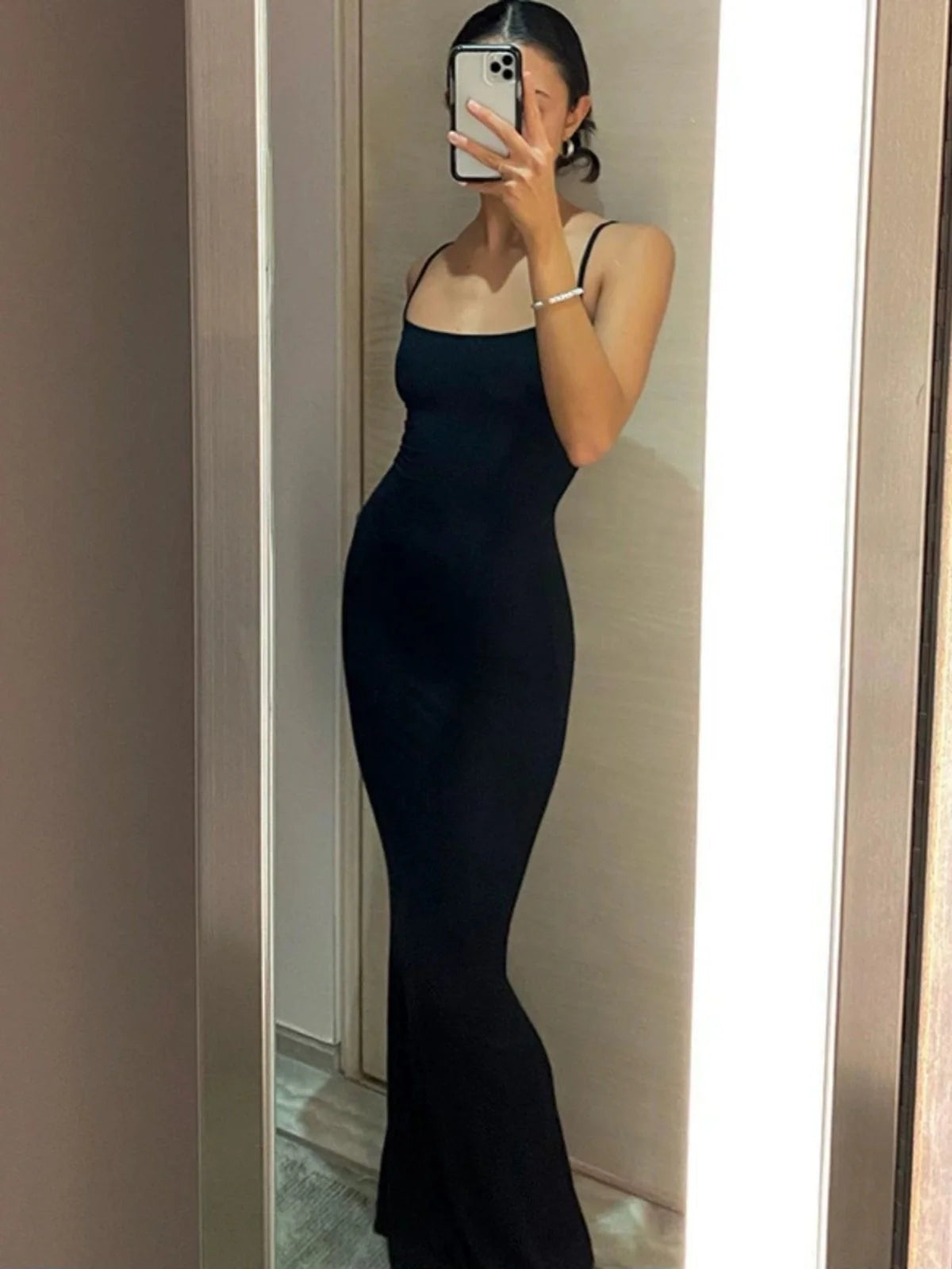 Bodycon Floor-Length Cami Dress