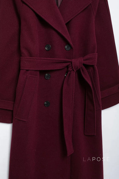Brenley Double-Breasted Belted Coat
