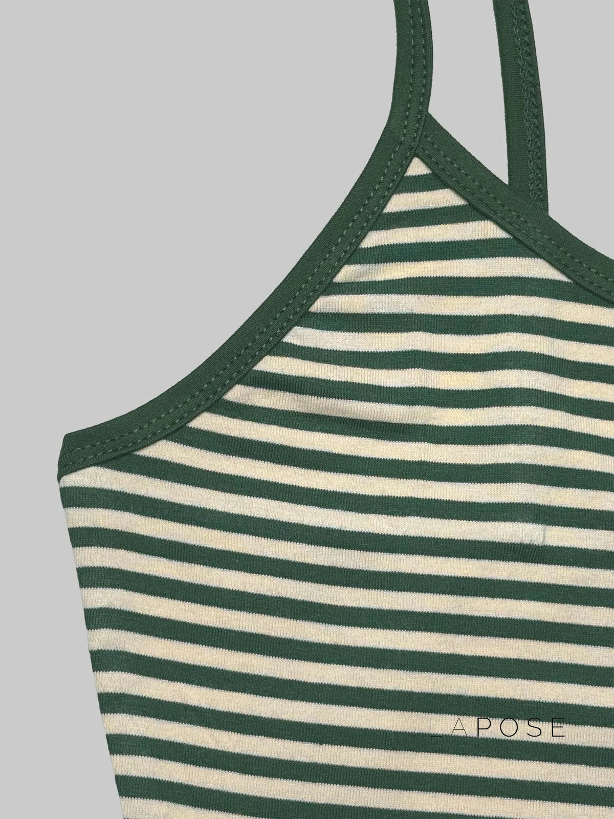 Brystol Striped Camisole Crop Top