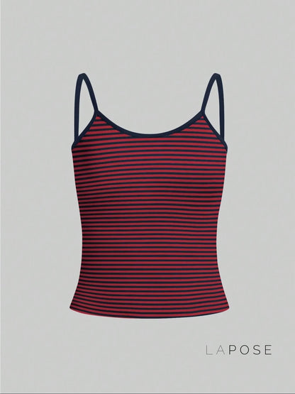 Brystol Striped Camisole Crop Top