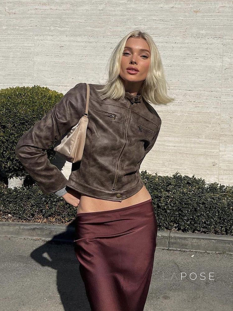 Carter Distressed Leather Jacket