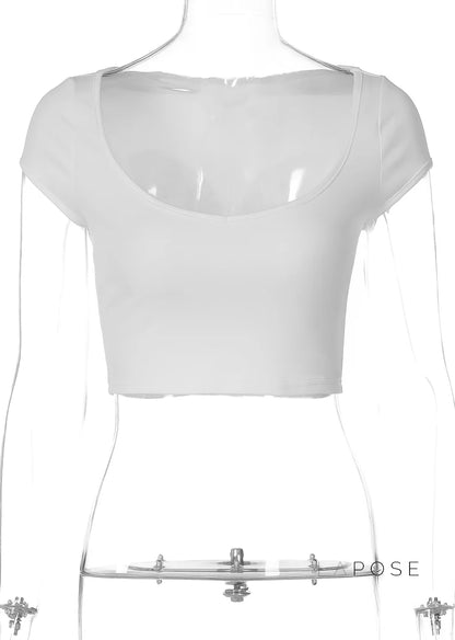 Chasidy Waist-Cinching Crop Top