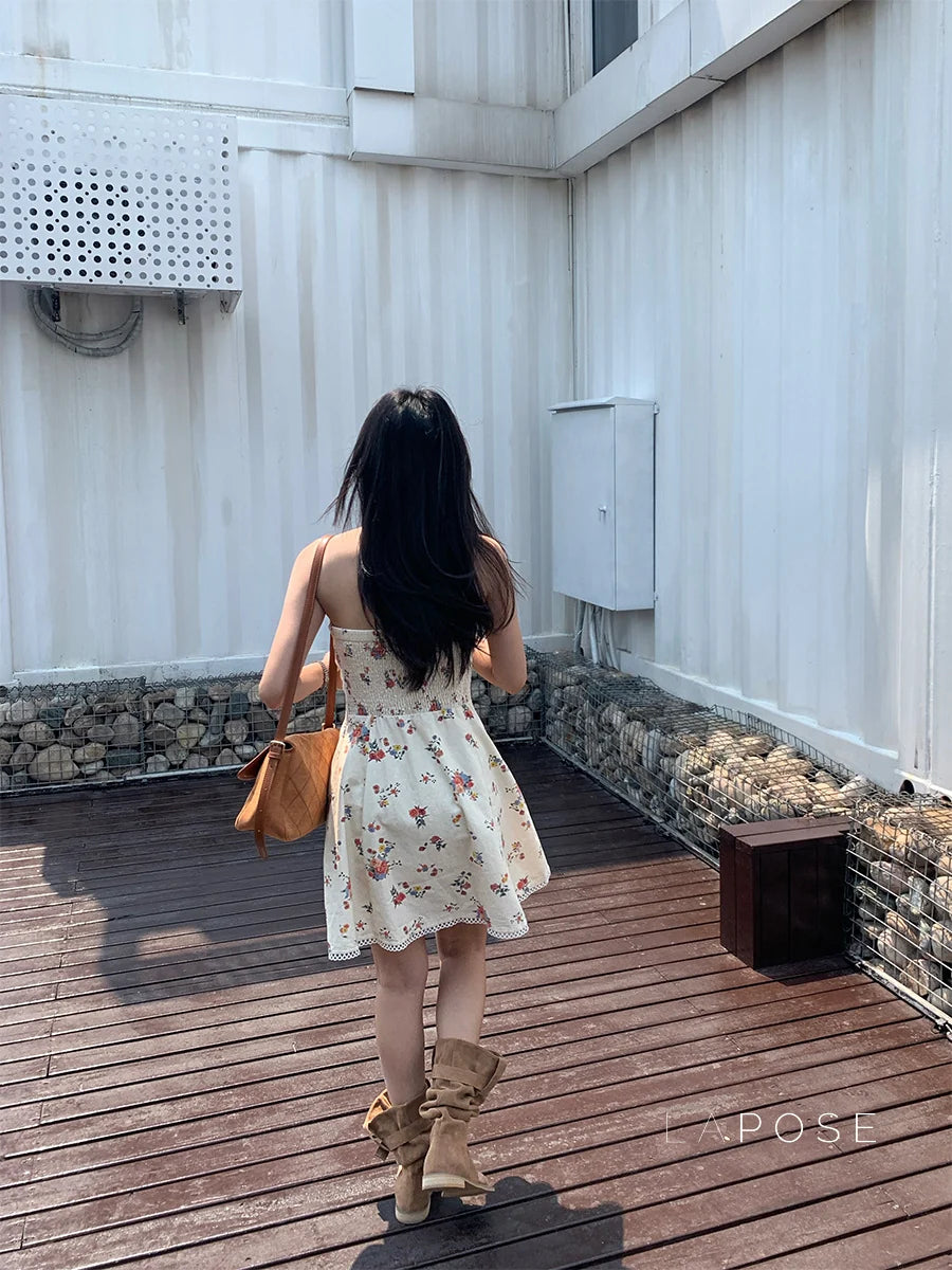 Chaya Strapless Floral Mini Dress