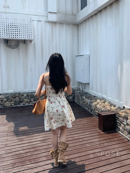 Chaya Strapless Floral Mini Dress