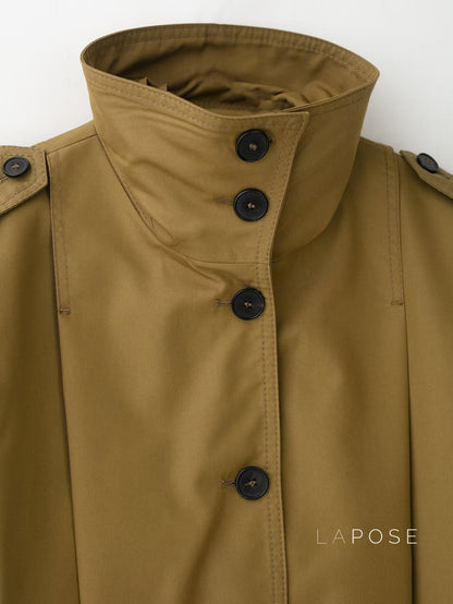 Cierra Pleated Cropped Windbreaker