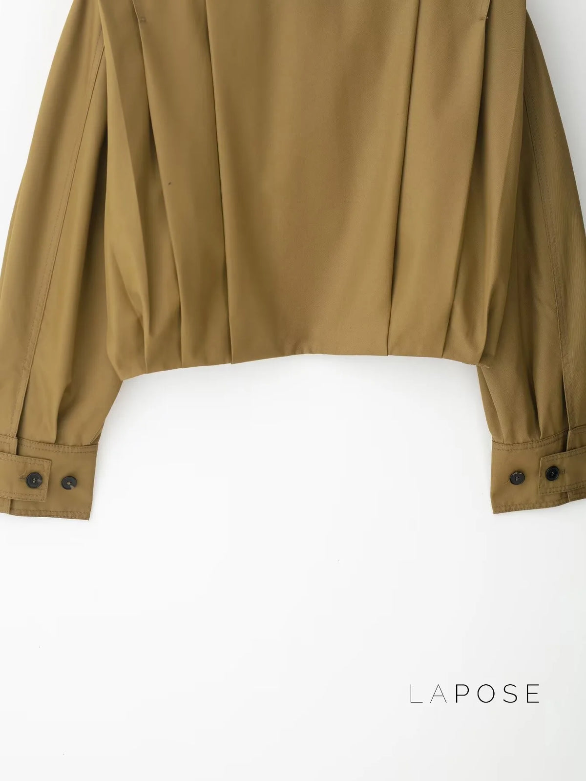 Cierra Pleated Cropped Windbreaker