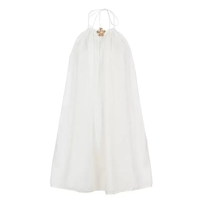 Colbie Halter Flower Mini Dress