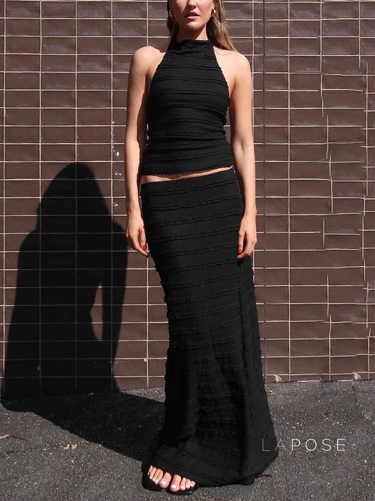 Connor Halter Midi Skirt Set