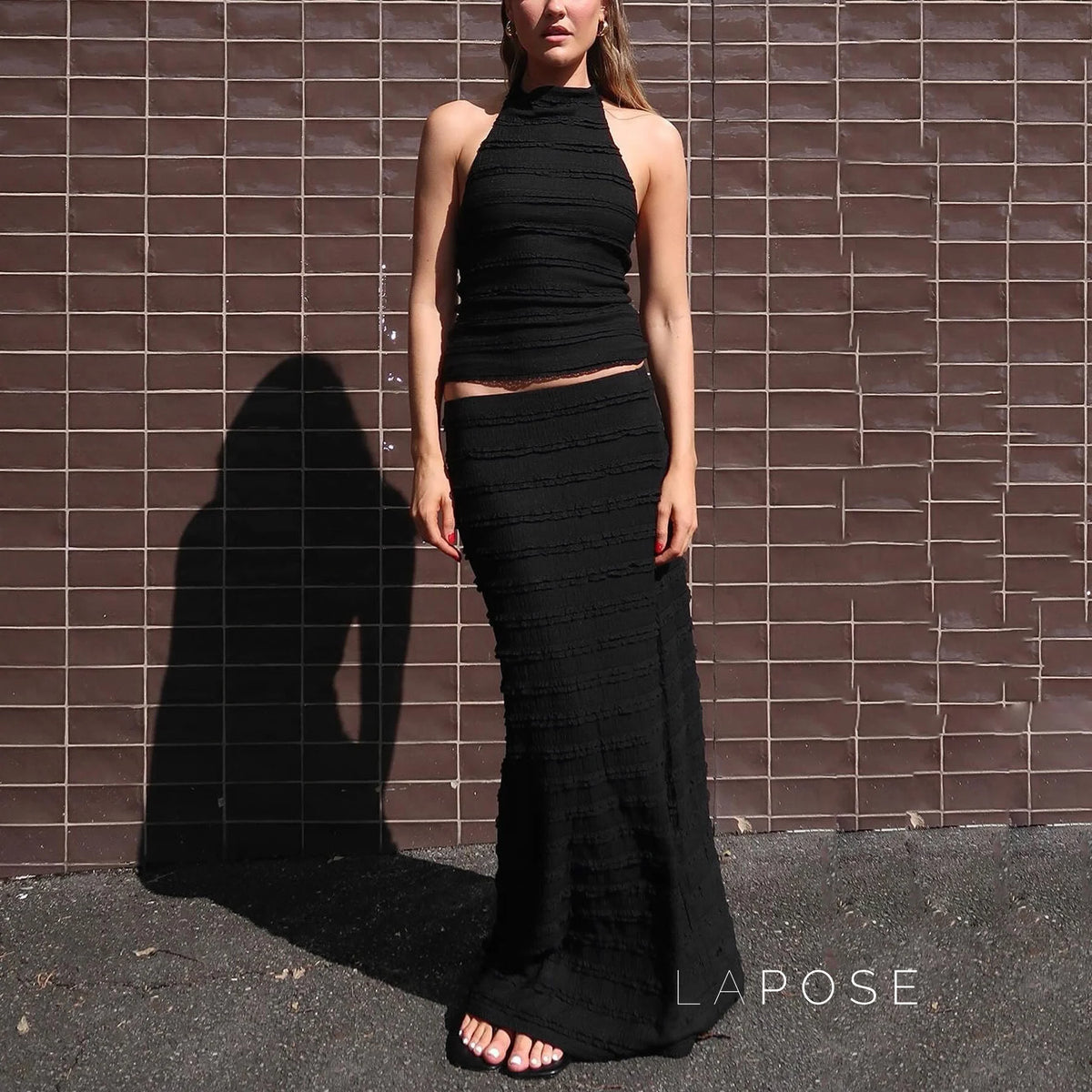 Connor Halter Midi Skirt Set