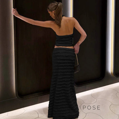 Connor Halter Midi Skirt Set