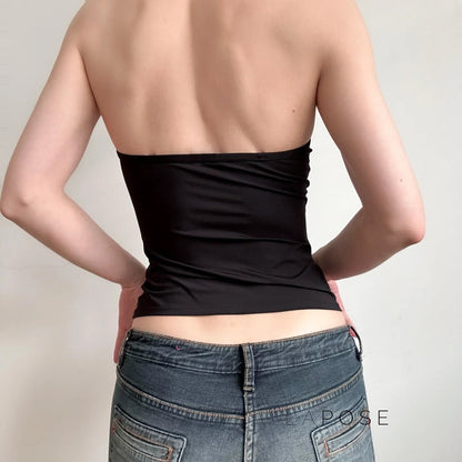 Coraline Metal Halter Top