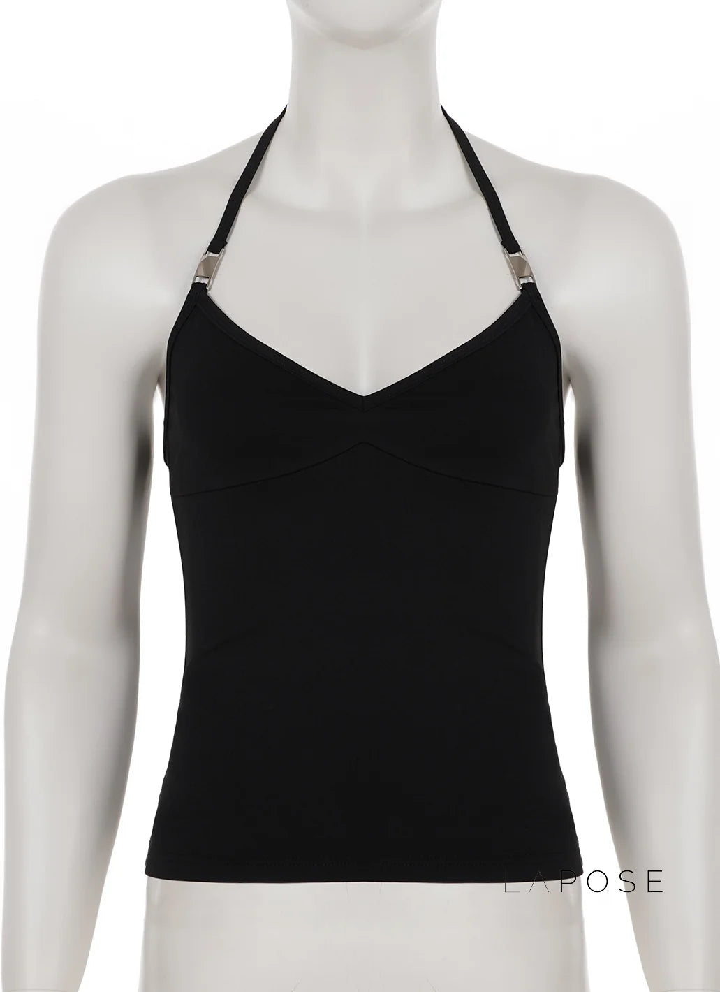 Coraline Metal Halter Top