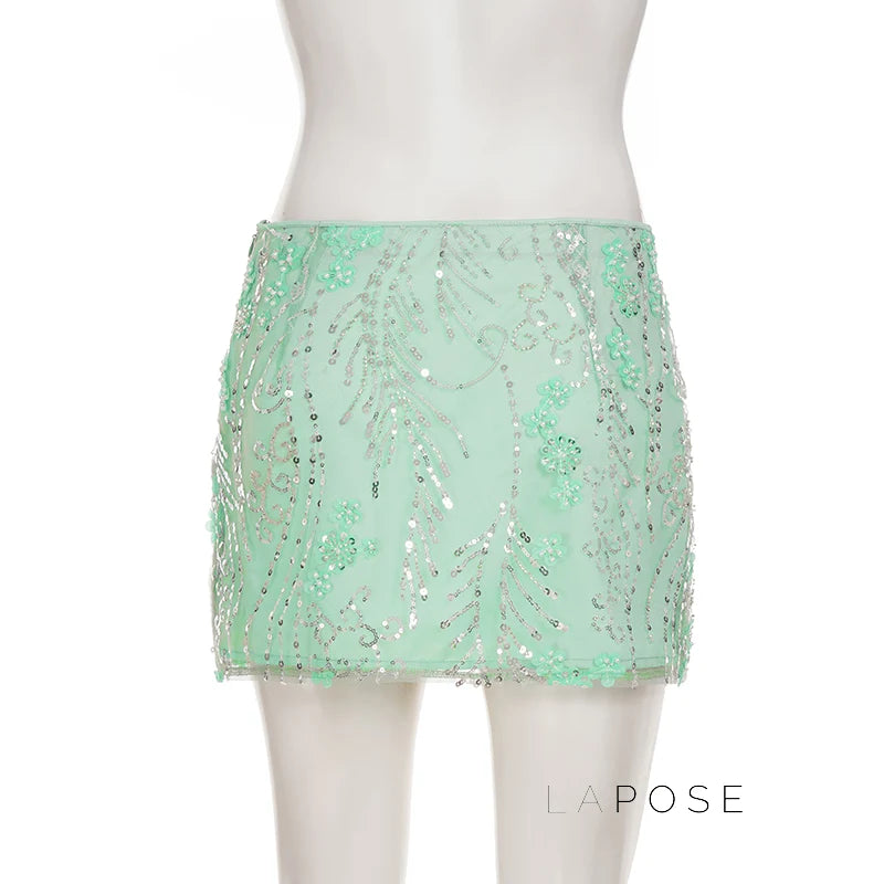 Dakoda Star Sequin Mini Skirt