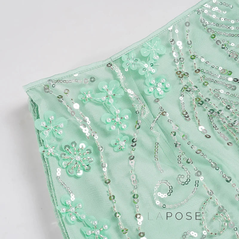 Dakoda Star Sequin Mini Skirt