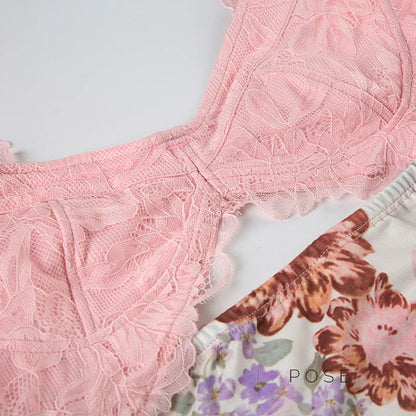 Darling Lace Slit Maxi Dress