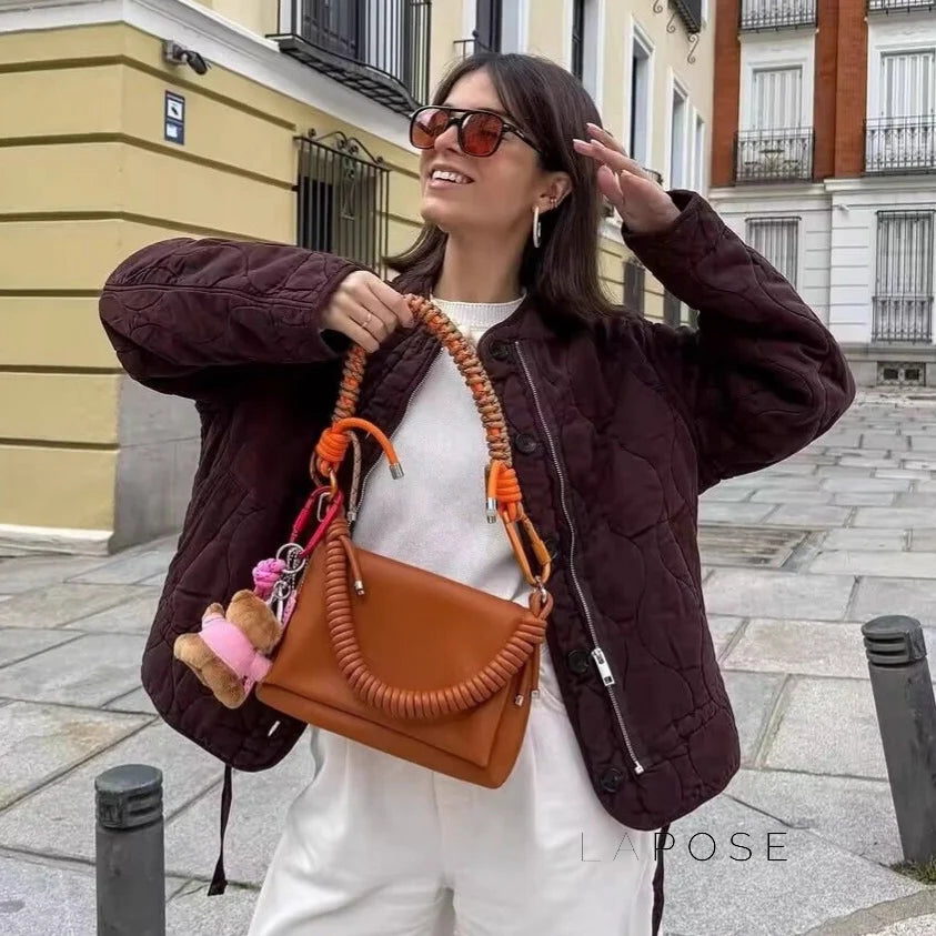 Declan Quilted Drawstring Jacket