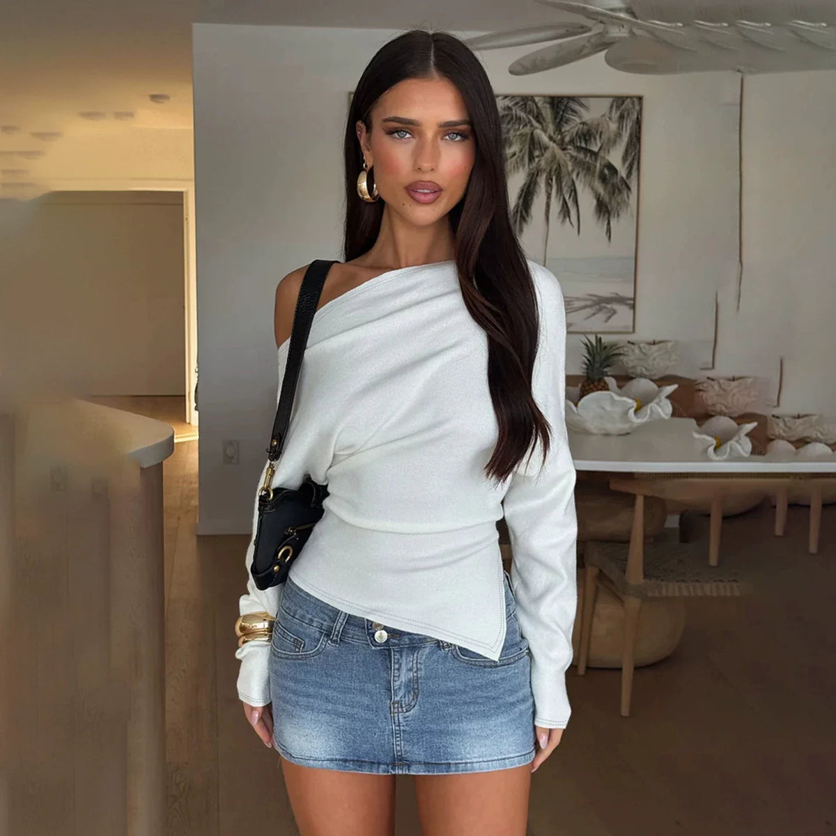 Demiyah Asymmetric One Shoulder Top