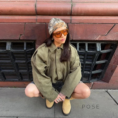 Dena Velvet Bomber Jacket