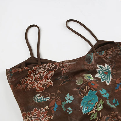 Denali Paisley Ruched Camisole