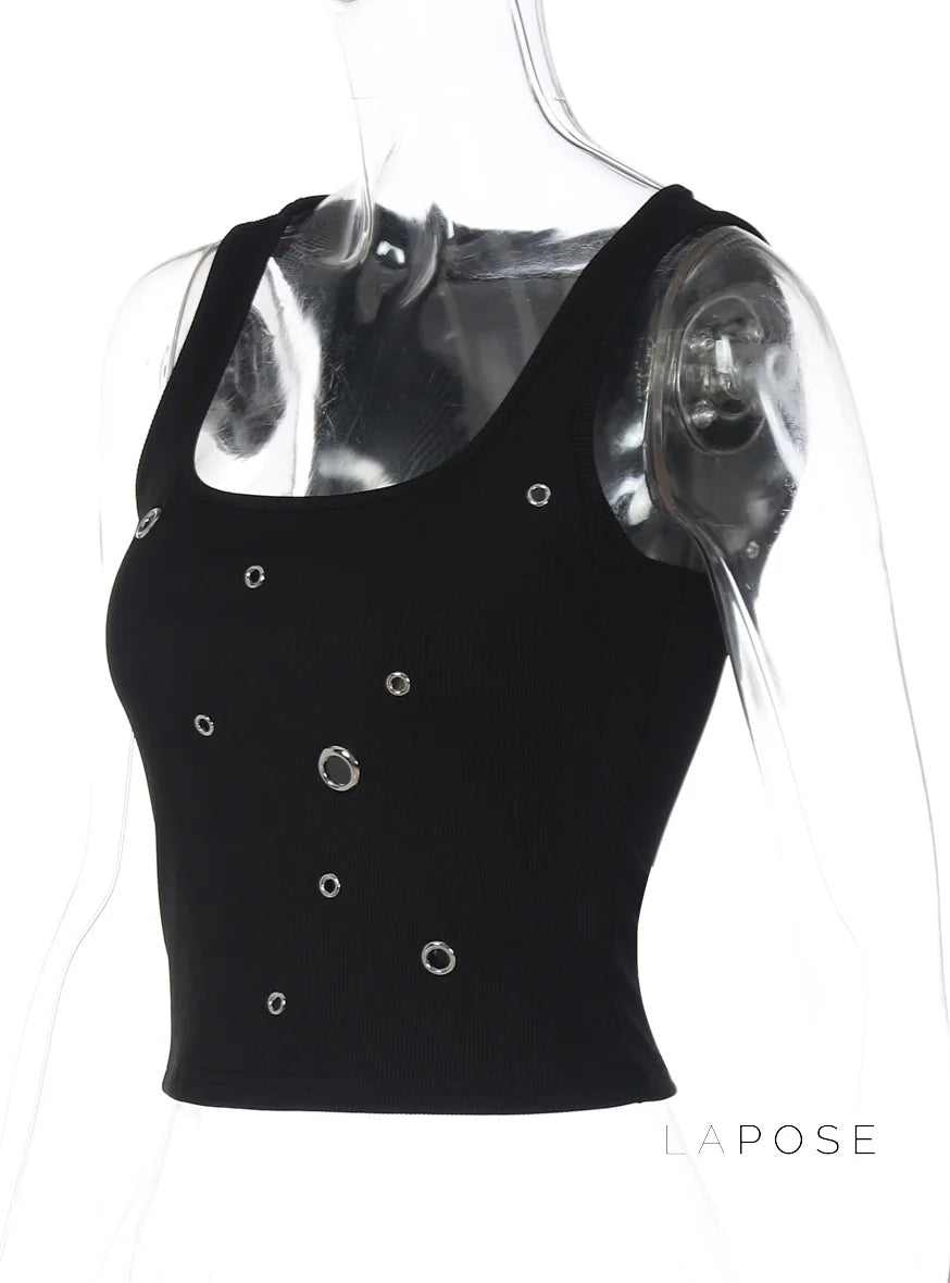 Diem Eyelet Tube Top