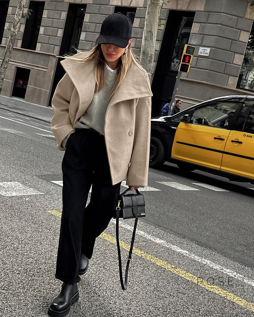 Edna Double-Breasted Wool Coat