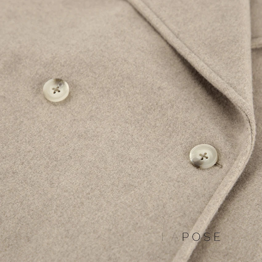 Edna Double-Breasted Wool Coat