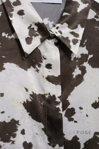 Ellinor Loose Animal Print Shirt