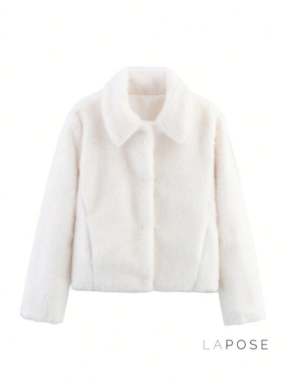 Ezmae Faux Fur Lapel Jacket