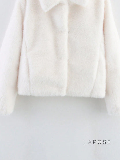 Ezmae Faux Fur Lapel Jacket