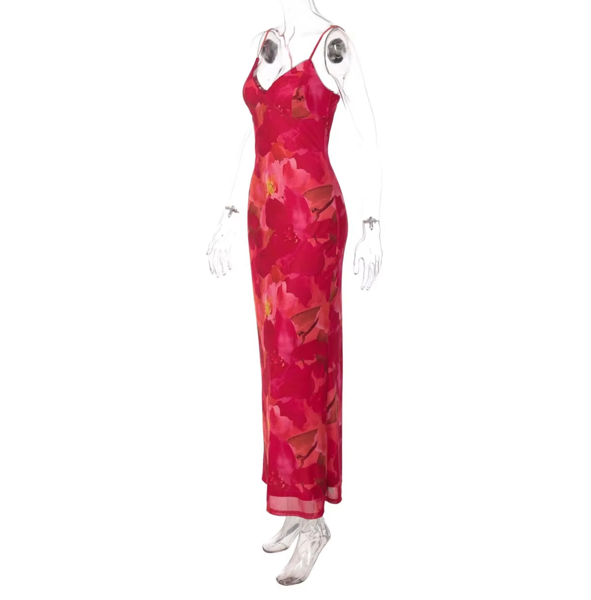 Floral Print Maxi Dress