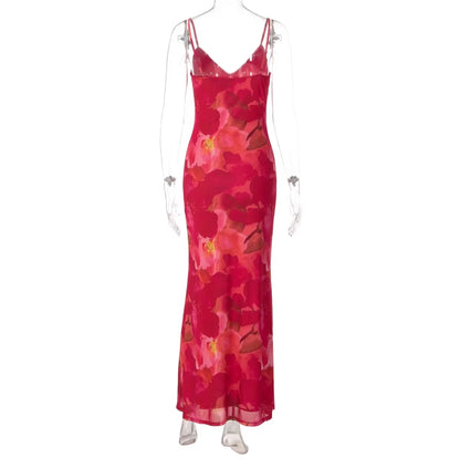 Floral Print Maxi Dress
