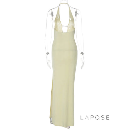 Goldie Halter Maxi Dress