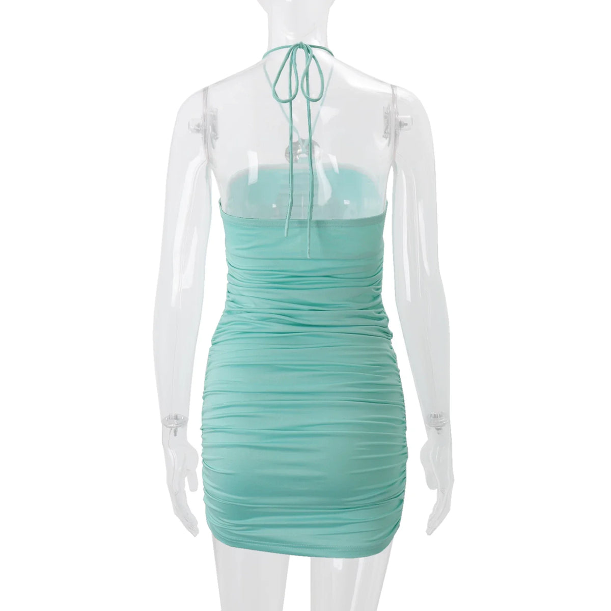 Gracelynne Ruched Ring Mini Dress