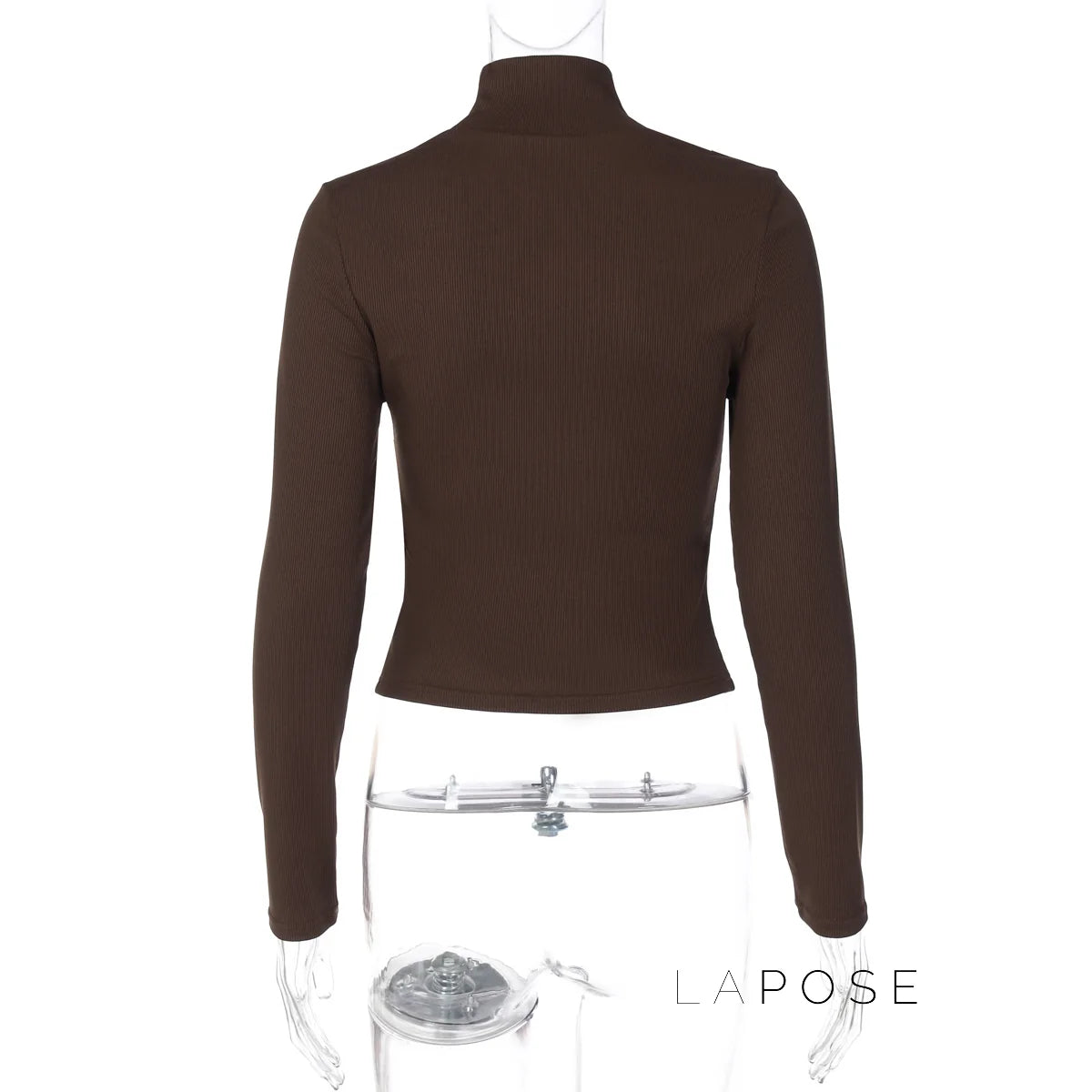 Graciela Ribbed Turtleneck Top