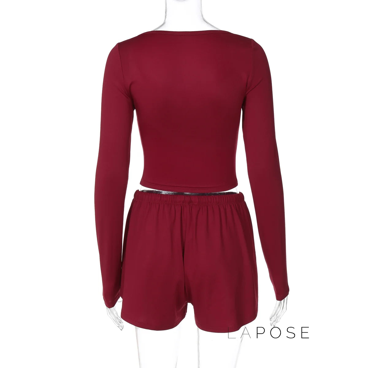Grayce Button-Front Short Set