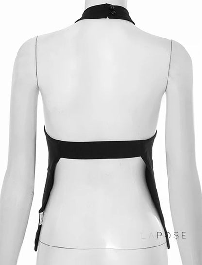 Gwyneth Backless Halter Top